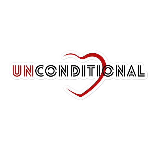 Unconditional Logo Sticker